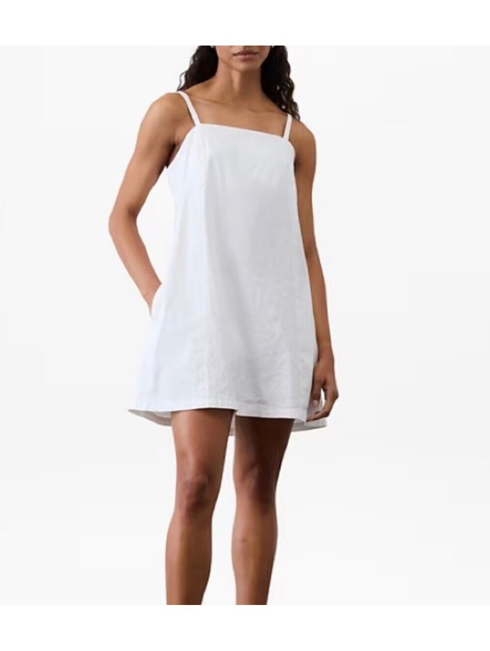 Athleta Paradise Cami Linen Blend Mini Dress - Women's Medium NWOT
